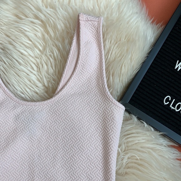 BLUSH PINK FOREVER 21 BODYCON DRESS SIZE S - Picture 2 of 4